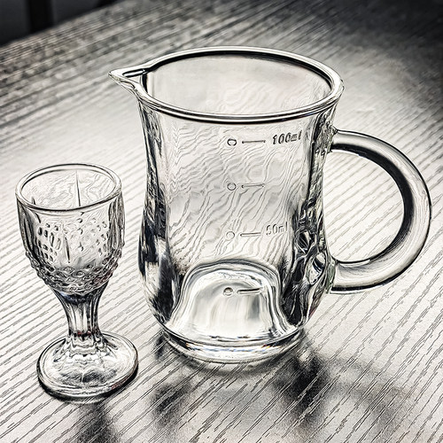 2026新款玻璃白酒分酒器小酒杯