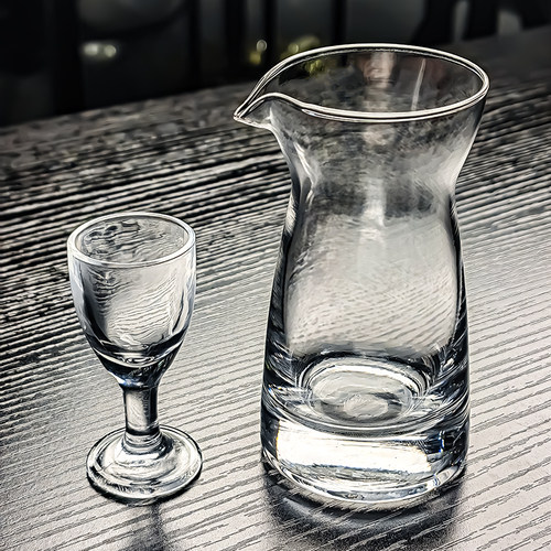 水晶玻璃白酒杯小酒杯套装商用白