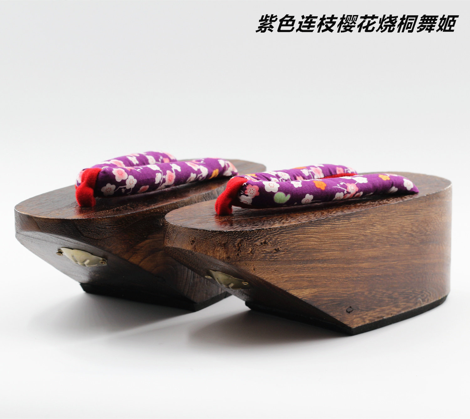 出口日本名师系列连枝樱花木屐