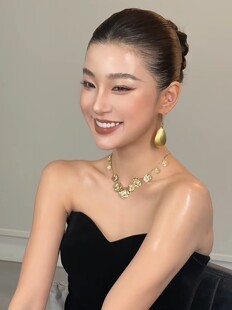 欧美新款小众礼服耳饰中古耳坠时尚晚礼服头饰婚礼跟妆敬酒配饰03