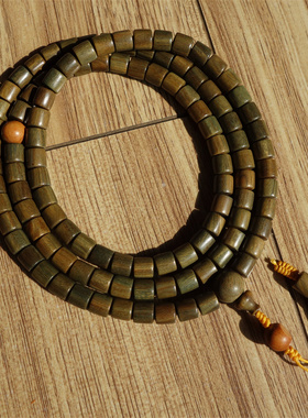 巴西绿檀108佛珠手链10MM12MM15MM108颗檀香木念珠