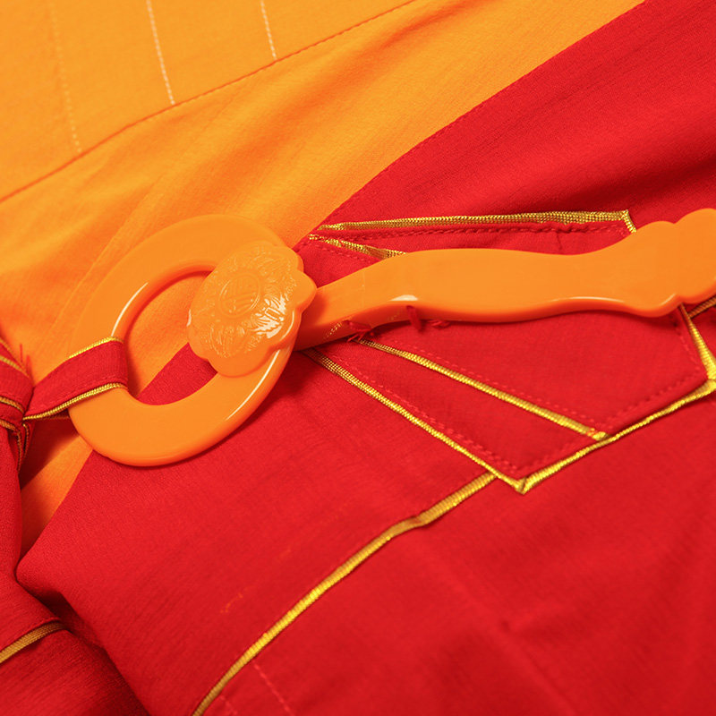 QIANCHEN 004 SEVEN CONFESSIONAL CLOTHES 35-45 ANCESTRAL CLOTHES RELIGIOUS ROBES AND MONK CLOTHES RED ANCESTRAL CLOTHES