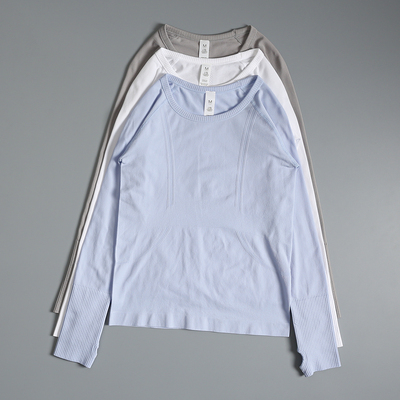 专业跑步运动速干普拉提圆领修身