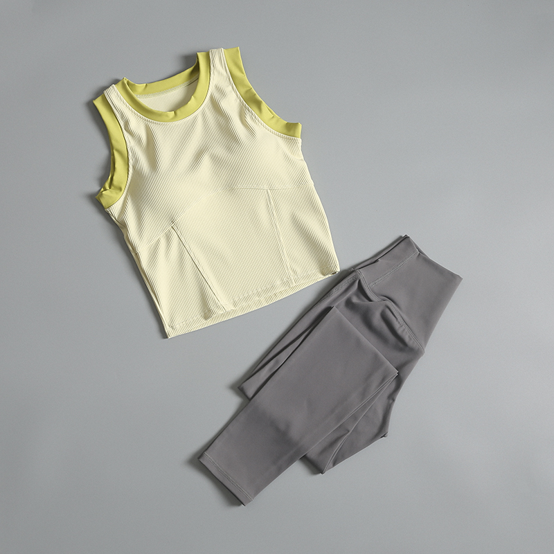 瑜伽服套装女夏季高级感普拉提