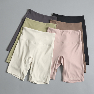 蜜桃提臀运动短裤女高腰紧身