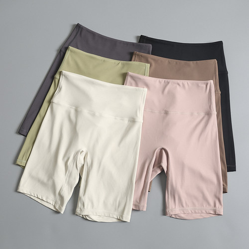 蜜桃提臀运动短裤女高腰紧身