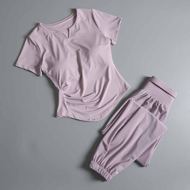 夏季新款时尚好看运动健身套装女