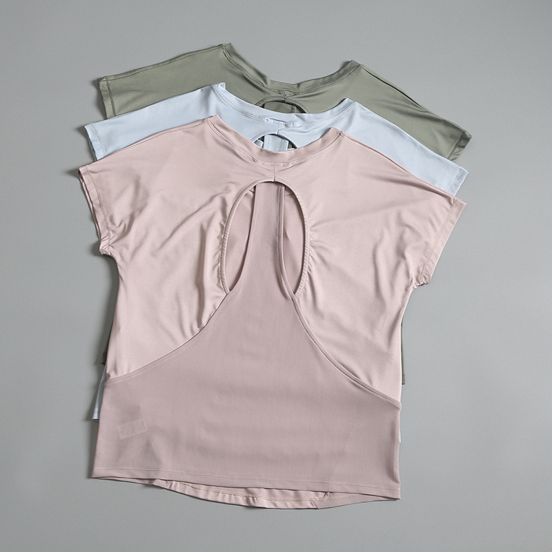 运动短袖T恤女宽松速干健身