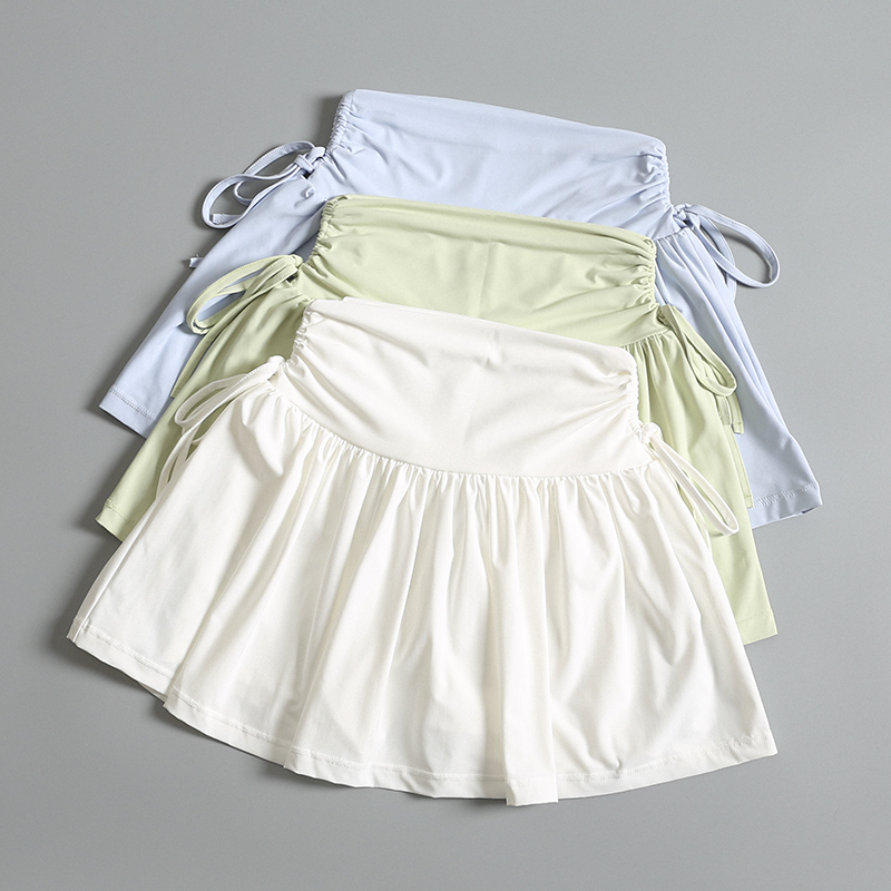 网球裙裤女瑜伽服夏季薄跑步防走光羽毛球服显瘦健身短裤运动短裙