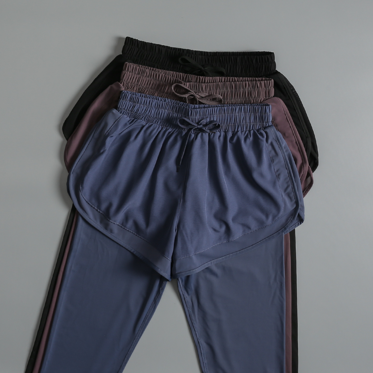 瑜伽长裤女春秋季高腰提臀跑步裤