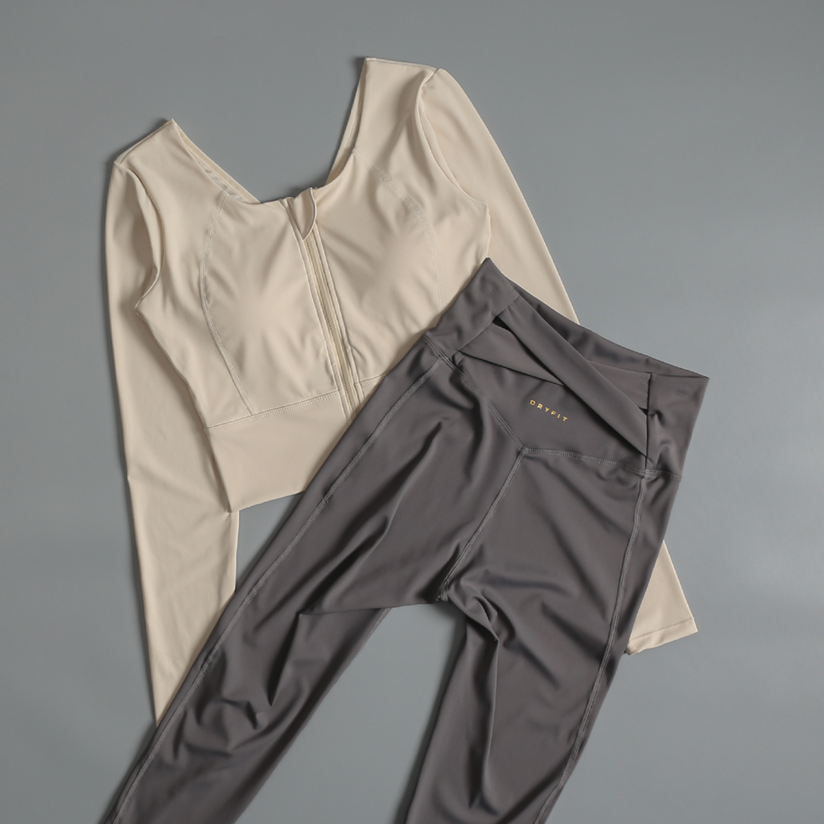 高级感瑜伽服套装女秋带胸垫显瘦