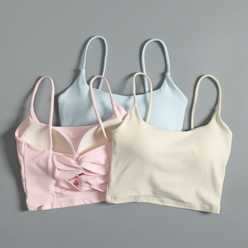 美背瑜伽服吊带背心女夏季健身
