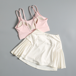 瑜伽服套装女夏季修身美背跑步训练文胸高颜值网球运动健身速干服