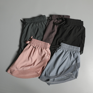 防走光高腰瑜伽裤 运动短裤 休闲裤 速干跑步健身套装 女宽松显瘦夏季