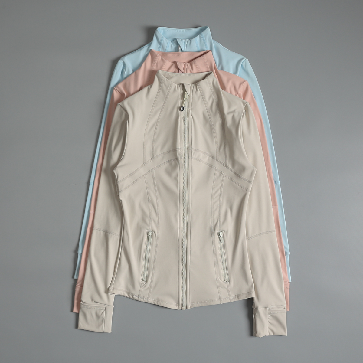 瑜伽服女秋冬季上衣运动夹克外套