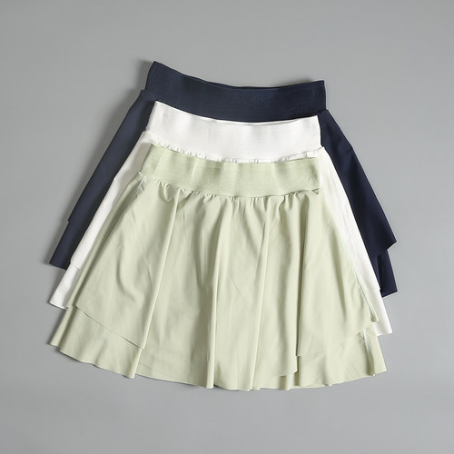 运动短裙女假夏季两件防走光