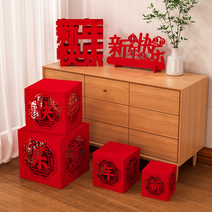 2026年马年贺新年迎新春元旦装饰品过年立体福字摆件场景布置氛围