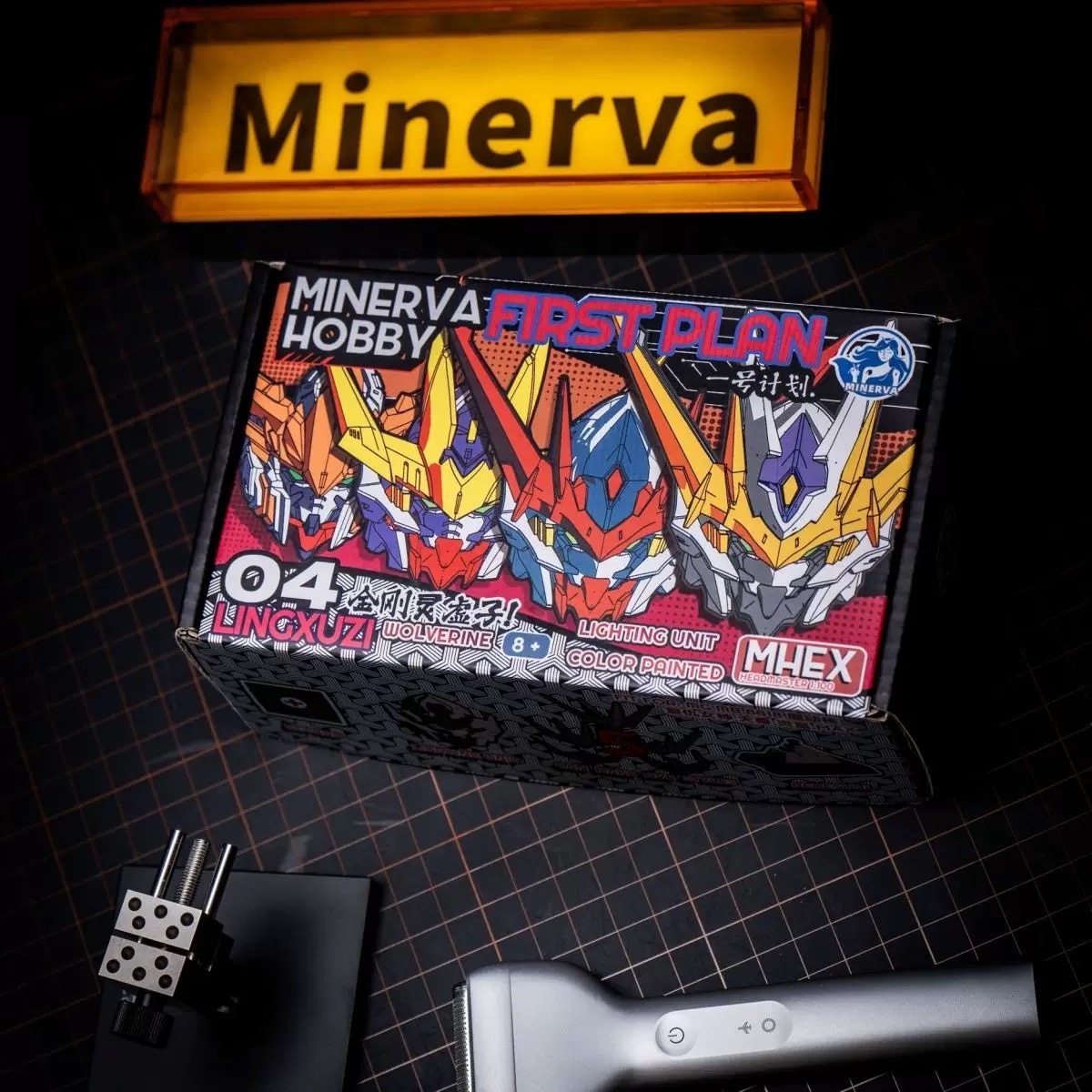 密涅瓦机械神话第4弹金刚灵虚子双头雕全预涂装多款模型适用