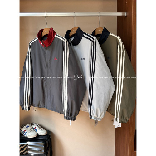 韩代up*d 立领冲锋衣外套女加厚款A55~ 夹棉保暖棉服工装棉衣冬