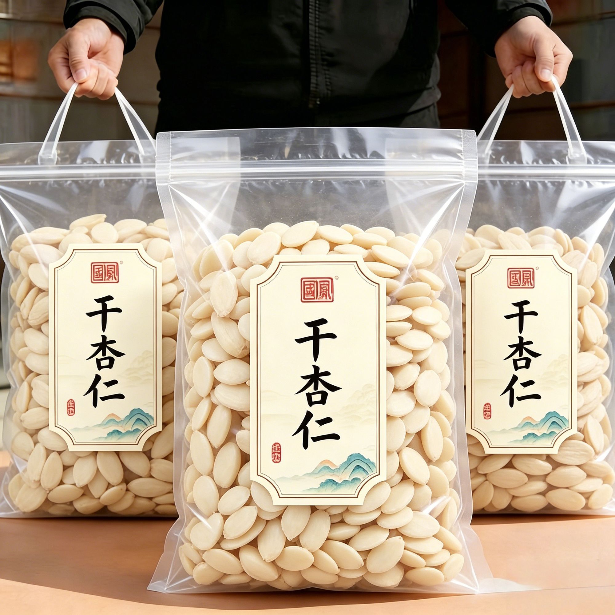 承德光中杏仁去皮山杏仁
