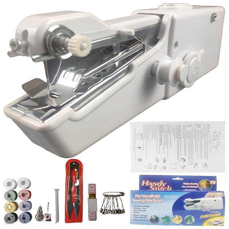 Handy Stitch Handheld Portable Electric Sewing Machine Set