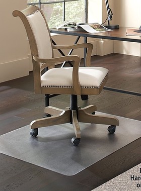PVC transparent floor mat for office computer swivel chair