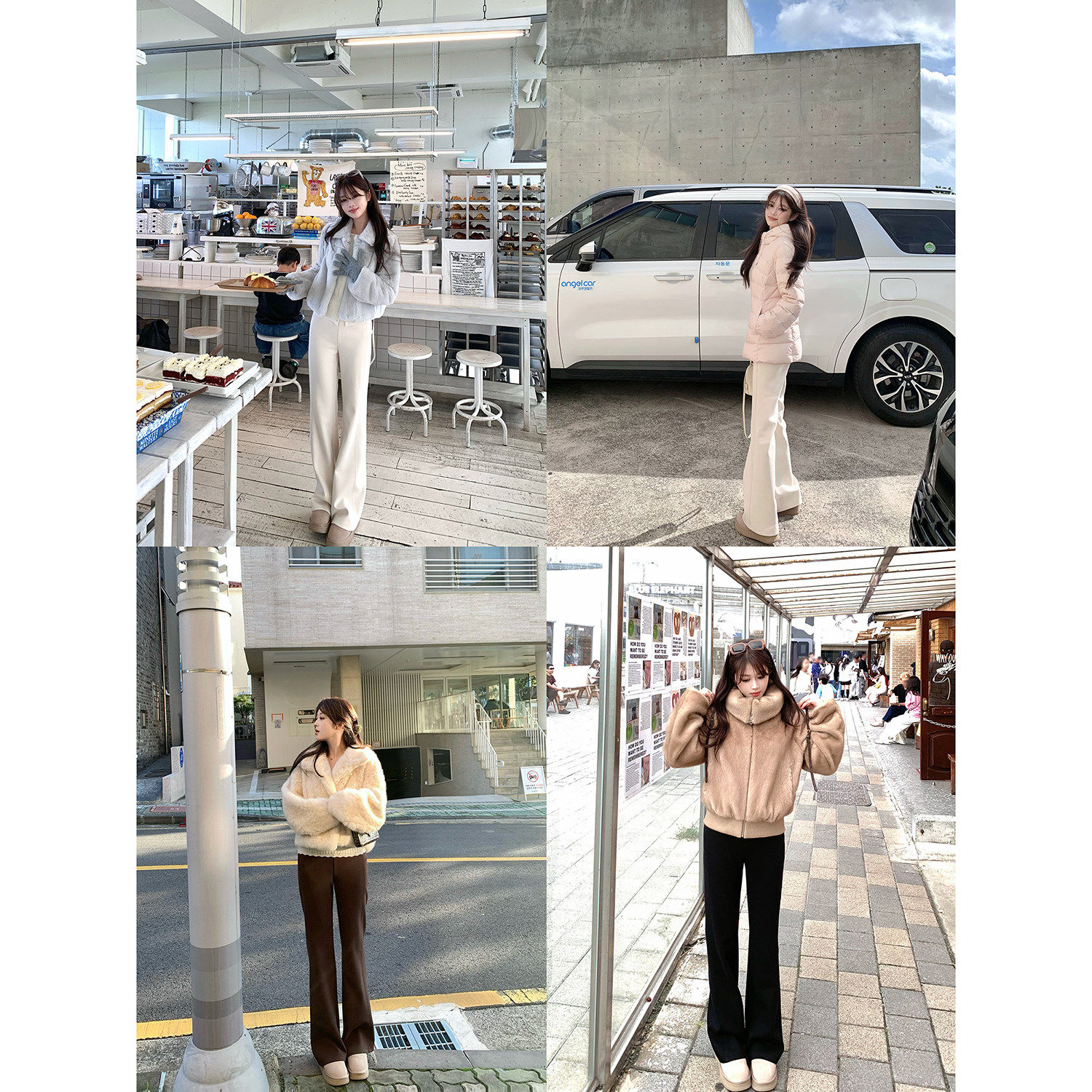 【AHY】 高克重高弹无束缚加厚显瘦微喇松紧腰显腿长休闲裤冬新品,女装/女士精品,休闲裤,淘宝优惠券,粉丝福利购,淘宝优惠卷