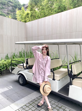 【AHY 25春夏折扣+立减】氧气女孩粉紫色半身裙