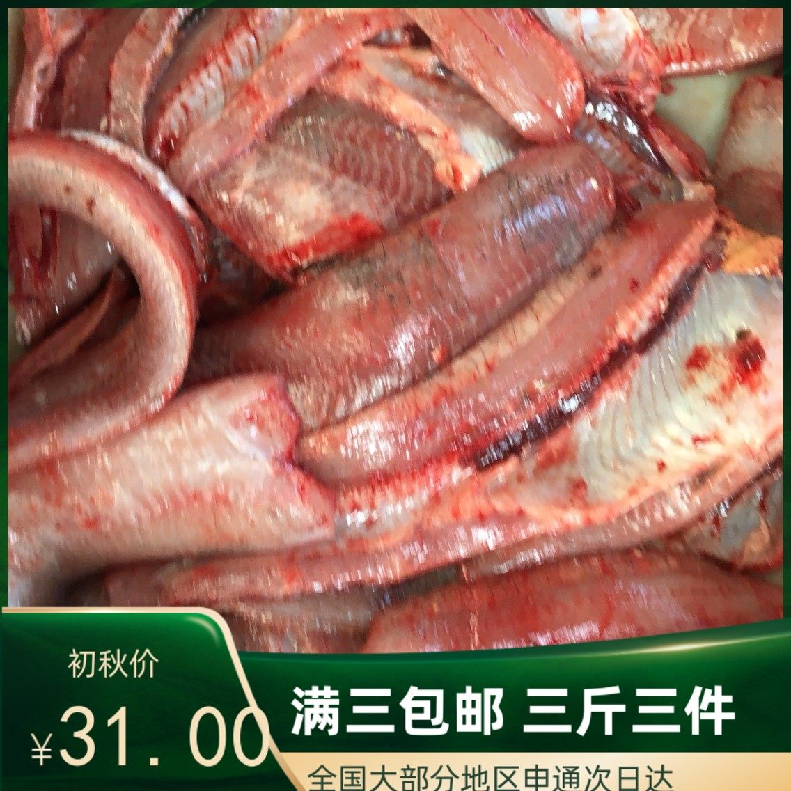 新鲜黑鱼肉乌鱼鱼柳乌鳢生鲜水产微山湖去头去骨纯净肉胚满三包邮