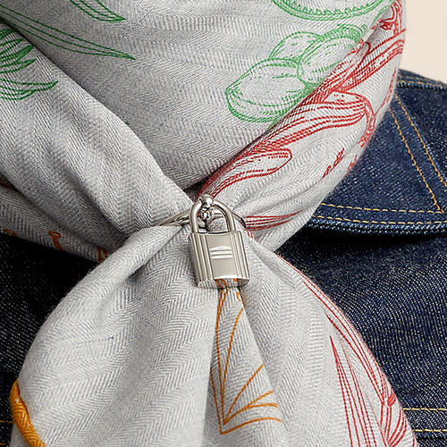 高级丝巾扣环挂锁twilly女士百搭