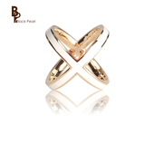 爱H仕新款 高端珐琅丝巾扣纯铜十字围巾女固定配饰奢华方巾T恤打结