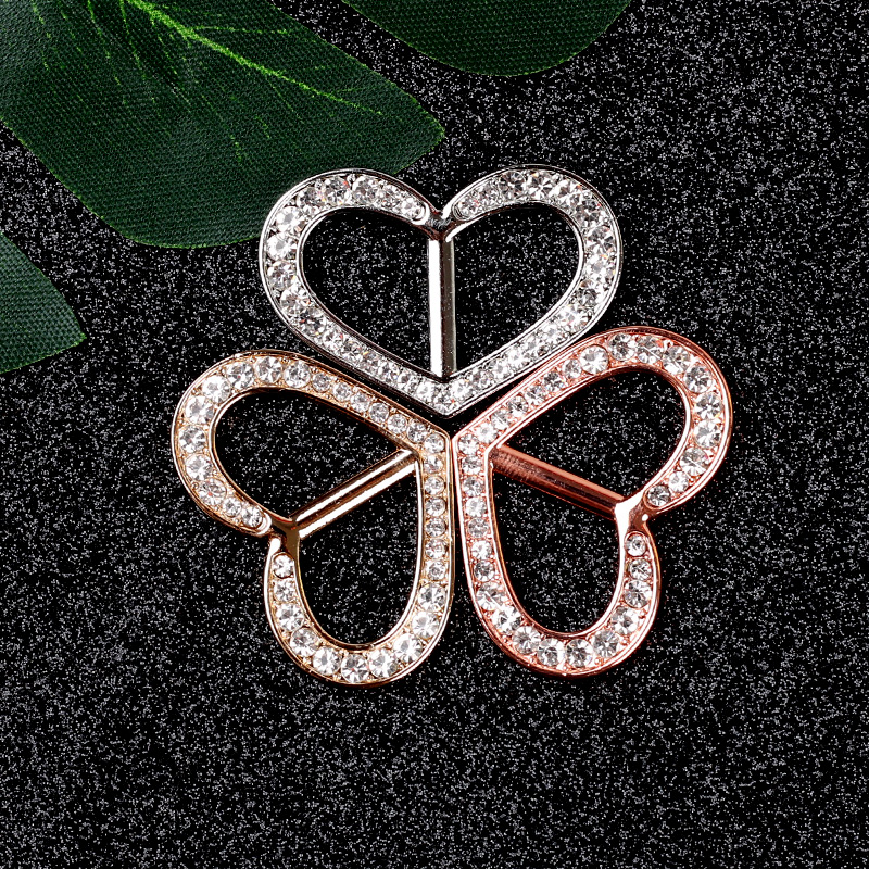 不掉色丝巾扣合金简约女士多功能