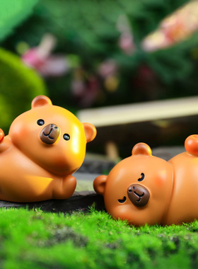 网红卡皮巴拉摆件生日礼物佛系