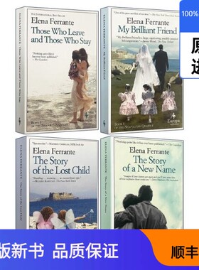 【现货进口原版】英文原版 The Neapolitan Quartet by Elena Ferrante Boxed Set 埃莱娜费兰特 那不勒斯四部曲套装 英文版 进口