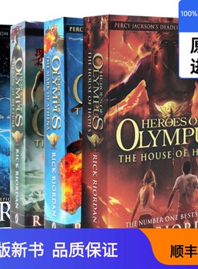 【现货进口原版】Heroes of Olympus Series 英文原版 波西杰克逊奥林匹斯英雄系列 1-4册套装 英文版Rick Riordan出版社978014132