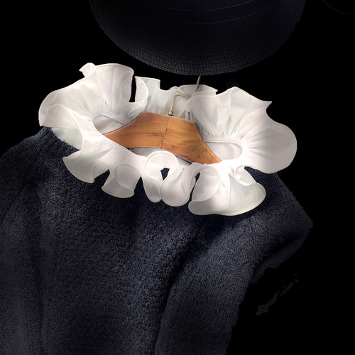 叠穿假领子新款假衬衫