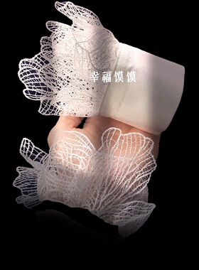 叠穿蕾丝假袖袖子拼接假袖口衬衫花边装饰袖短接袖内搭衬衣袖百搭