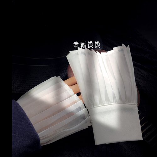 叠穿假袖子衬衫袖口装饰假袖子