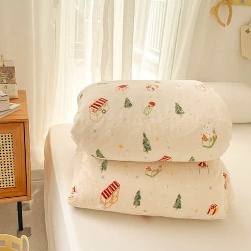 故事设计师原创圣诞节被套冬季