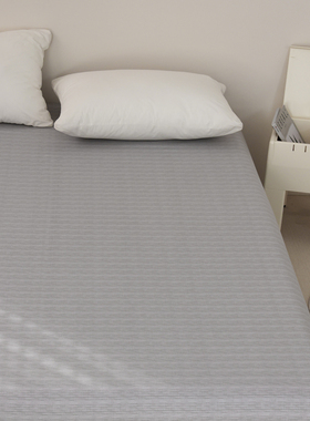 冷杉 中性风冷灰色精梳全棉床单床笠单件亲肤纯棉床单宿舍 可定制