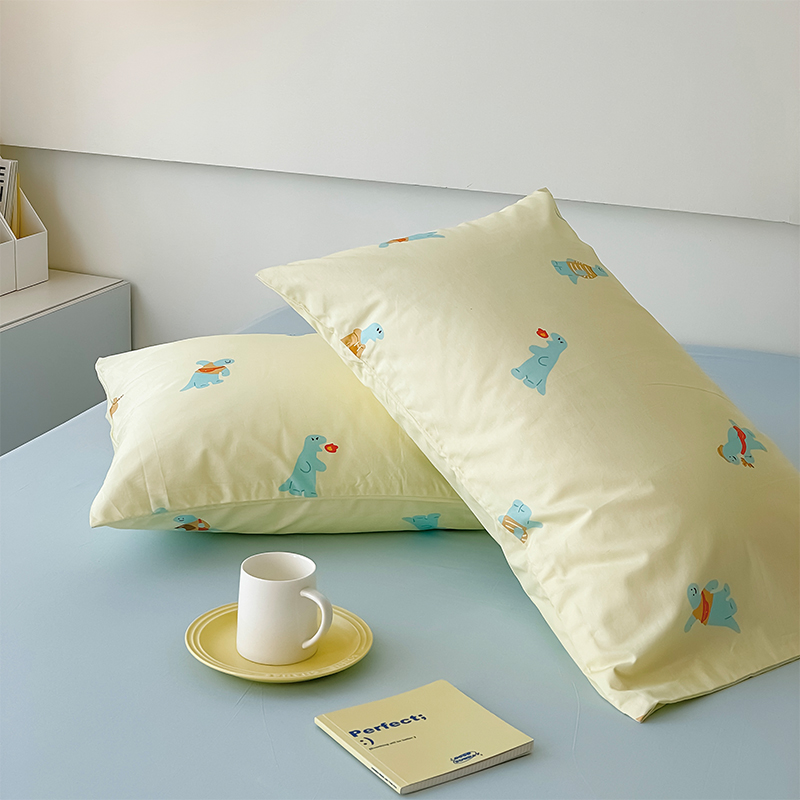 斜纹信封枕套花花造梦