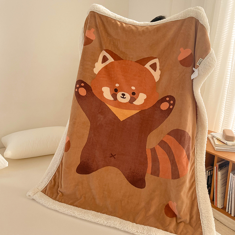 盖毯花花造梦四季保暖盖毯