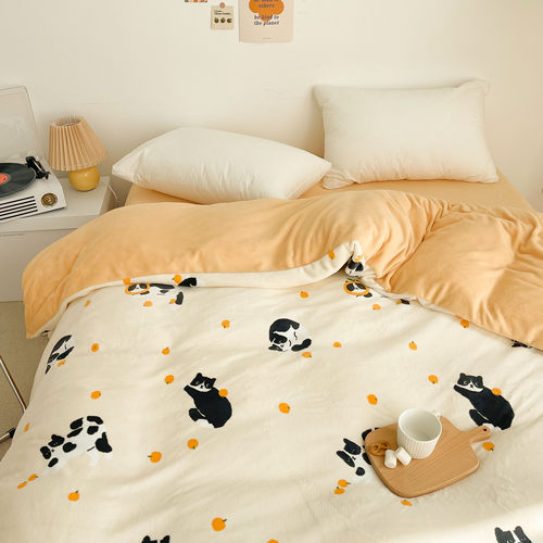 温暖被套花花造梦ins风