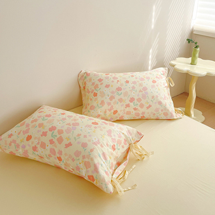 珍妮花园 原创浪漫小碎花全棉枕套全棉枕芯罩枕巾学生宿舍 可定制