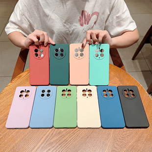 P40 P50E 麦芒30 适用于华为Mate80PRO P70 A20液态硅胶手机壳MATE 40PRO镜头全包套 MATE70手机壳Pura80