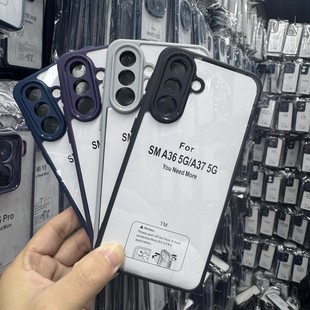 A07 PC磨砂二合一保护套批发 M56 TM磨砂手机壳M36 A37 A57 M35 A26 A17 M55 适用三星Galaxy A56 M34 A55