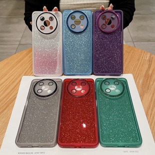 X9D X8C X7D 适用外贸荣耀400Smart Magic7Lite X5C X6B闪粉护镜手机壳华为NOVA9 Y91魅瞳壳潮牌保护套 Honor