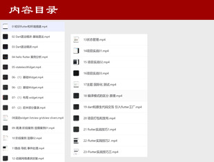 小码 Flutter从入门到实战大神精选视频课程 哥