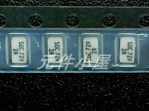 SOC 11CF2A   1206-F2A 72V  一次性贴片保险丝