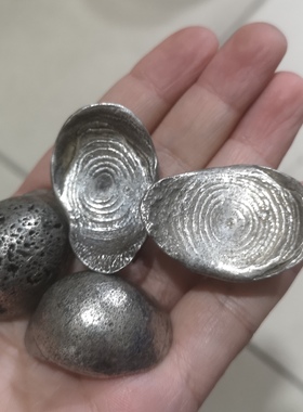 仿古做旧清代碎银小元宝银锭摆件影视道具单价